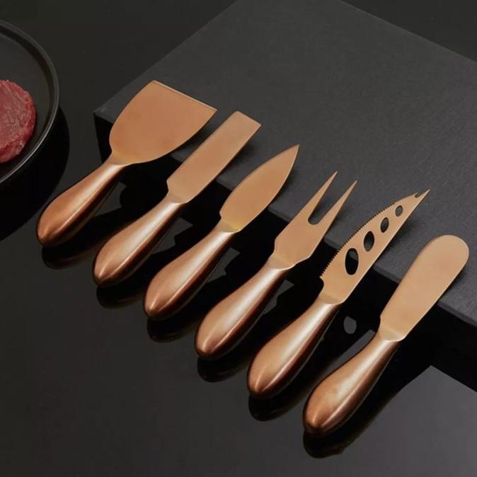 

Cheese Knife Set Pisau Keju Stainless Steel Hollow Handle (6 Pcs) 9Nwxdxu83W