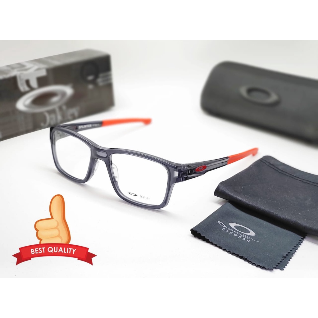 Frame Kacamata Baca Pria Wanita OX8077 SPLINTER Import Sporty Mewah Bisa Ganti Lensa