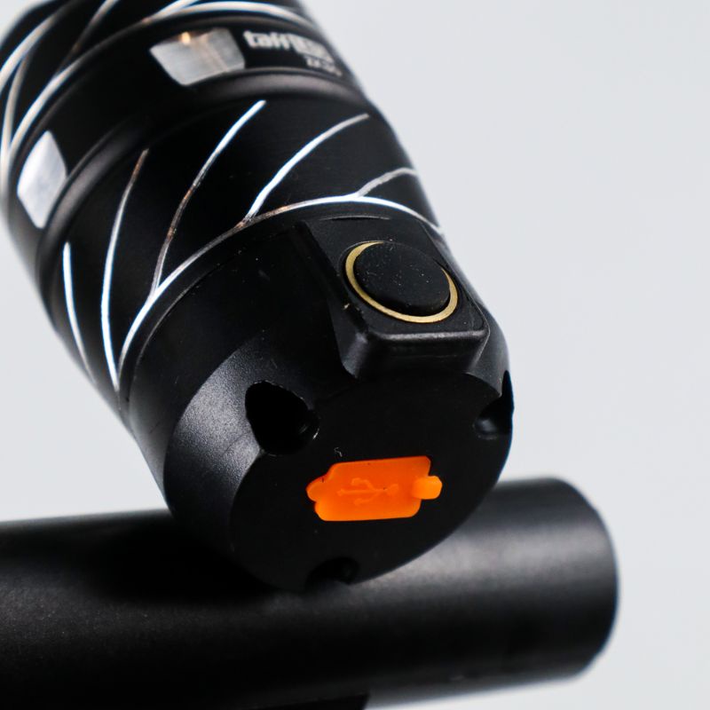 TaffLED Lampu Sepeda LED Chargerable Zoomable Bicycle Headlight CREE XML-T6 - ZK30 - Black