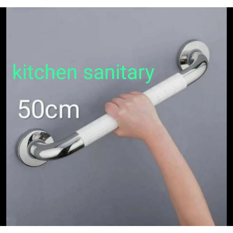 Pegangan kamar mandi 50 cm stainless Sus 304 / Grib Bar stainless kamar mandi Sus 304