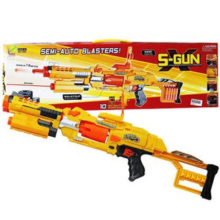  Nerf  asli murah semi auto 7006 sniper pistol  tembakan 