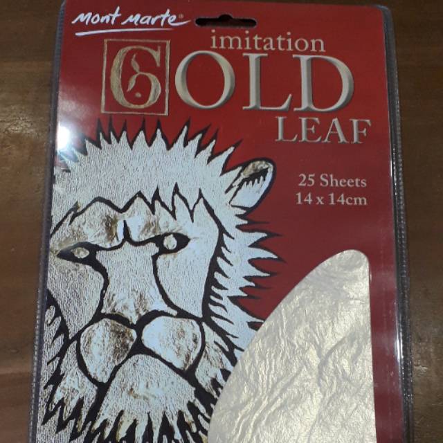 

Gold leaf imitation