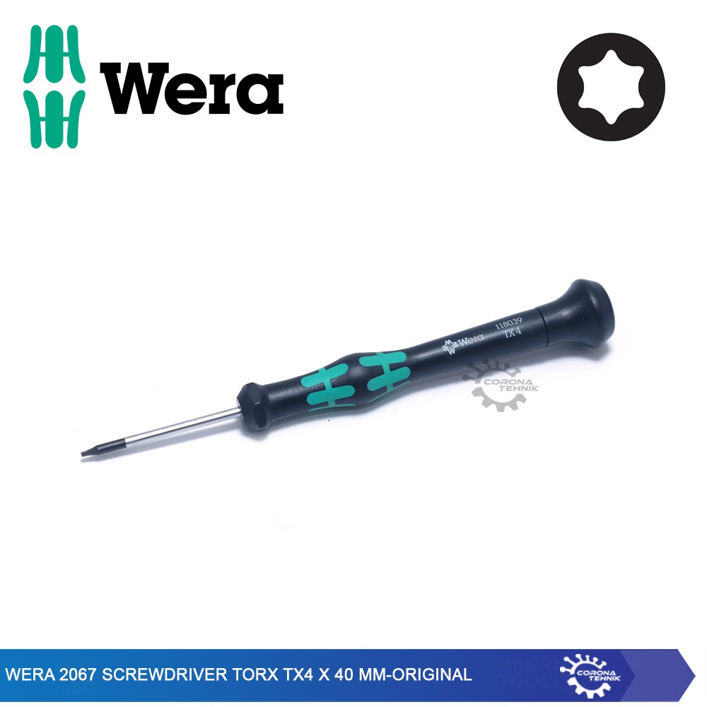 Screwdriver Torx TX4 x 40 mm - Original Wera 2067