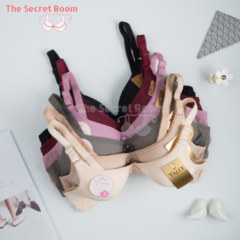 TALLY COMFORT BRA BH 273 | CUP B KECIL | TANPA KAWAT | BUSA TIPIS | 34-38