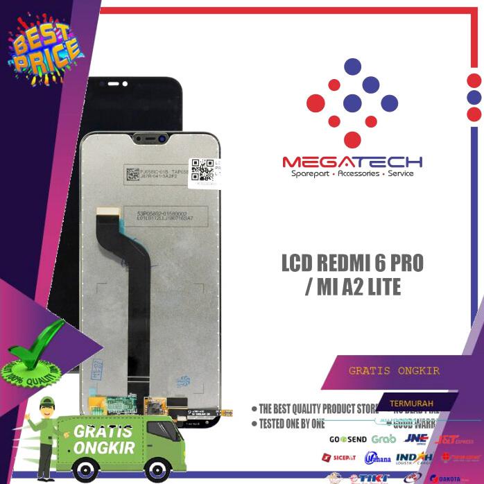 SPAREPART HP LCD XIAOMI REDMI 6 PRO MI A2 LITE FULLSET TOUCHSCREEN ORIGINAL BOLEH RESELLER