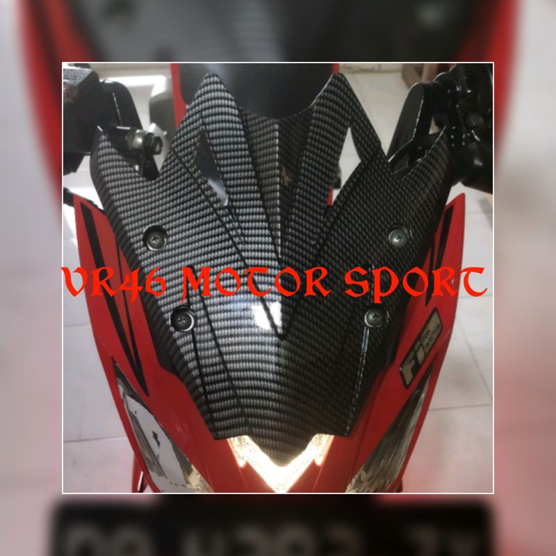 VISOR CSTM SATRIA FU INJEKSI 2016 - 2020 CARBON KARBON