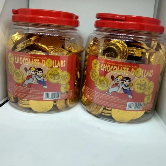 

CHOCOLATE DOLLARS / COKLAT COIN ISI 200PCS