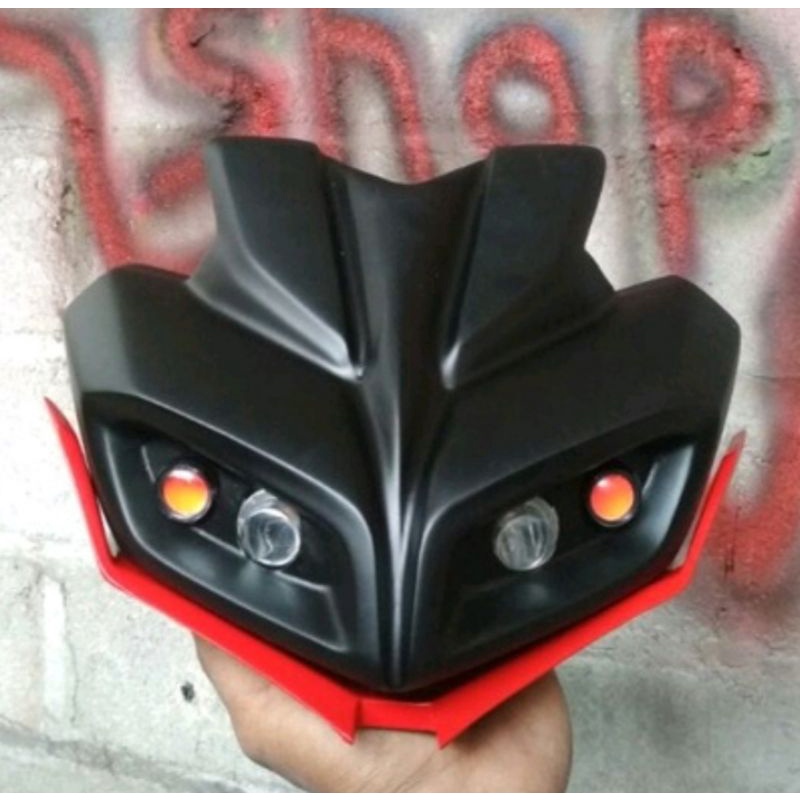 Headlamp Custom ala Baby MT09 MT 09 Vixion Old New CB Universal