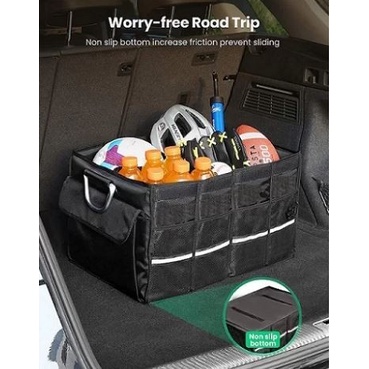 UGREEN Car Storage Box Organizer Trunk Tempat Penyimpanan Botol Air Minum Makanan Snack Di Bagasi Mobil LP256