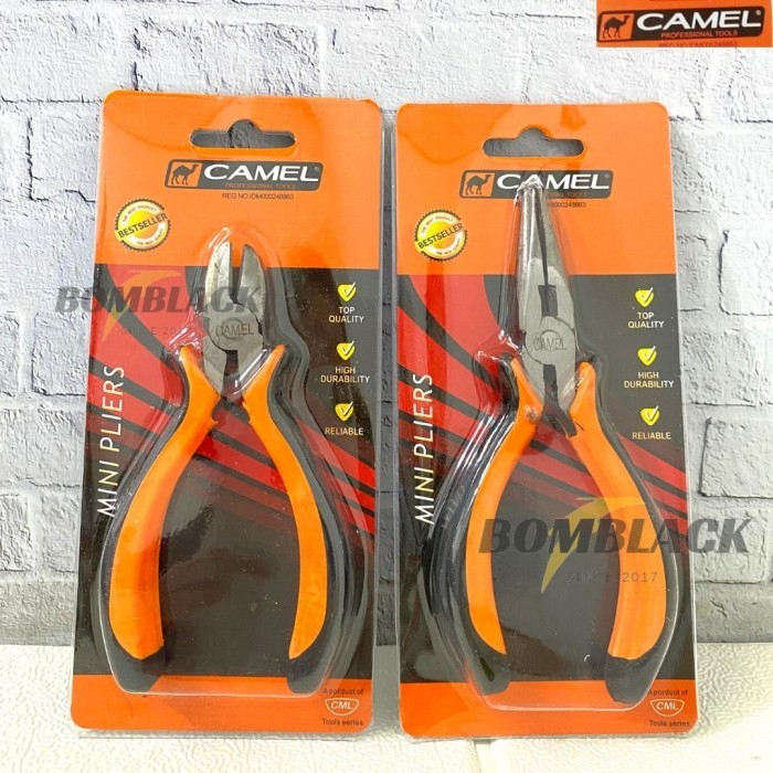 CAMEL Tang Lancip 4,5 inch Tang Mini 4.5 inci inchi Kecil Pendek-1