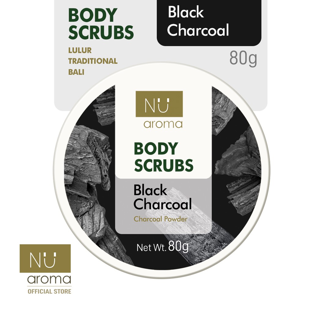 Nu Aroma Body Scrub / Lulur Black Charcoal