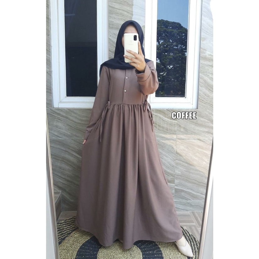 Gamis Kareen Ity Crepe size L - XL / basic dress