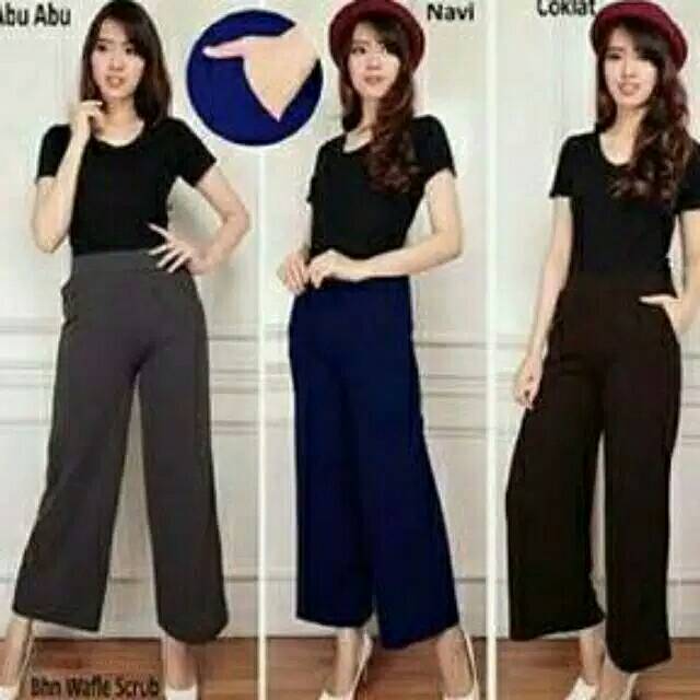 Celana kerja Crepe allsize fit L xl Shopee Indonesia Celana kerja Crepe allsize fit L xl Shopee Indonesia