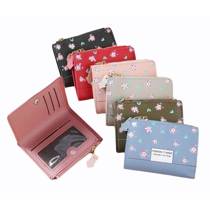 Dompet Wanita Motif Bunga Mini