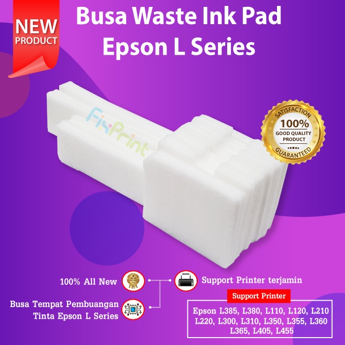 Ink Pad Inkpad Epson L110 L120 L210 Busa Pembuangan L300 L310 L360