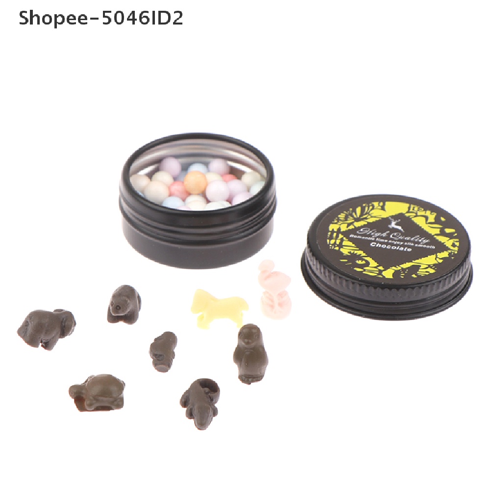 Shopee-5046id2 Mainan Miniatur Kotak Coklat / Snack Skala 1: 12 Untuk Aksesoris Rumah Boneka