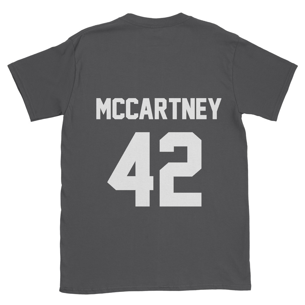 Baju Kaos Band The Beatles Paul Mccartney 42 Charcoal