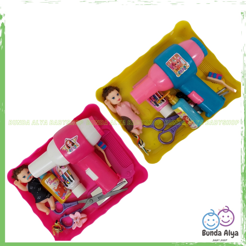 Promo Fancy Kit Mainan Anak Set Salon Beauty Hairdryer / Mainan Anak Perempuan - Set Mainan Anak Perempuan Beauty Salon - Mainan Salon-Salonan Anak - Mainan Beauty Play set - Mainan Anak SNI