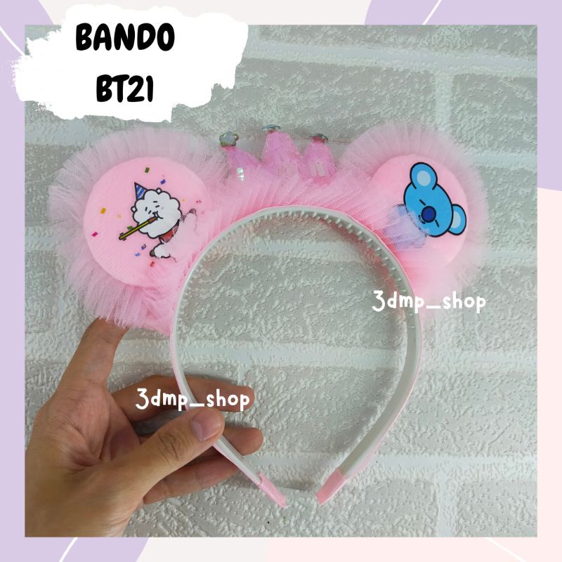 Bando bandana bt21 bts kpop cooky tata chimmy koya rj shooky