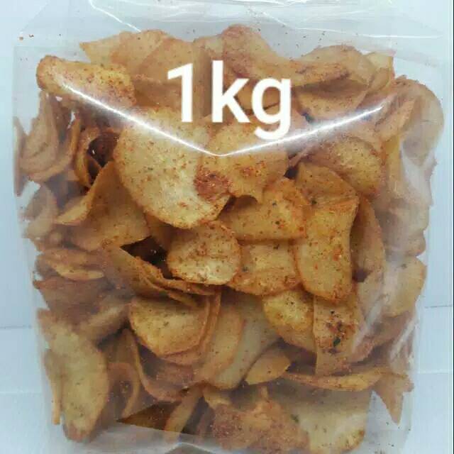 

Kripik singkong pedas 1000gr