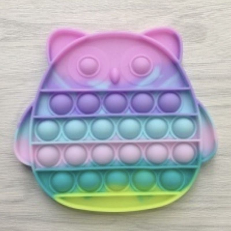 (TERBARU) POP IT SERI PASTEL KARAKTER POP IT RAINBOW PASTEL MURAH KARAKTER-3