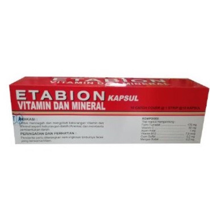 ETABION VITAMIN & MINERAL Per box