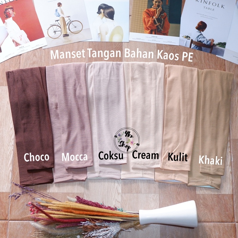 Manset TANGAN Wanita Bahan Kaos SPANDEK PE [Katalog 1]