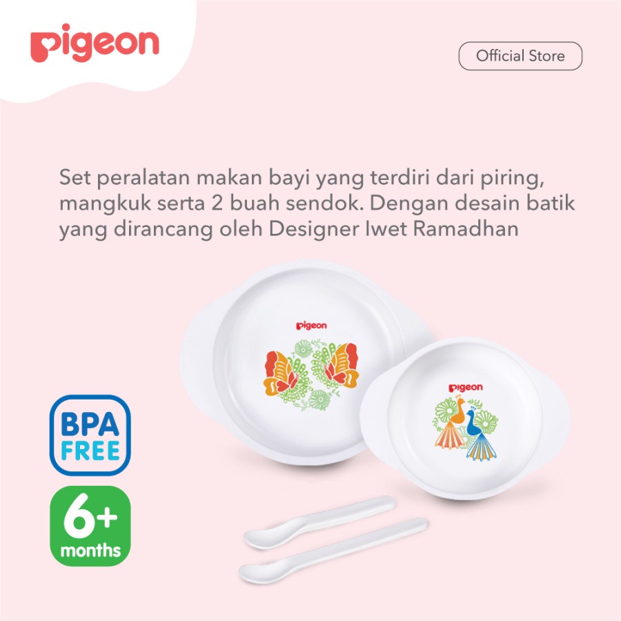 PIGEON Feeding Set MINI |  Perlengkapan Tempat Makan Bayi