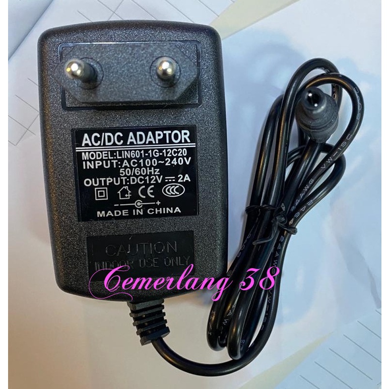 SALE!! AC DC Adaptor CCTV 12V 2A CB 12 V 2 A Switching Power Supply 12 Volt 2 Ampere 24 Watt