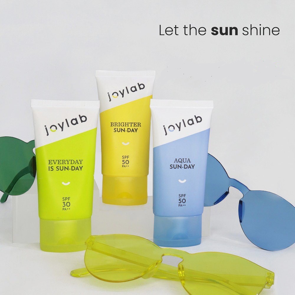 JOYLAB is Sun-Day SPF 30/50 PA++ (50g)(Everyday/Aqua/Brighter) - Suncreen/Tabir Surya