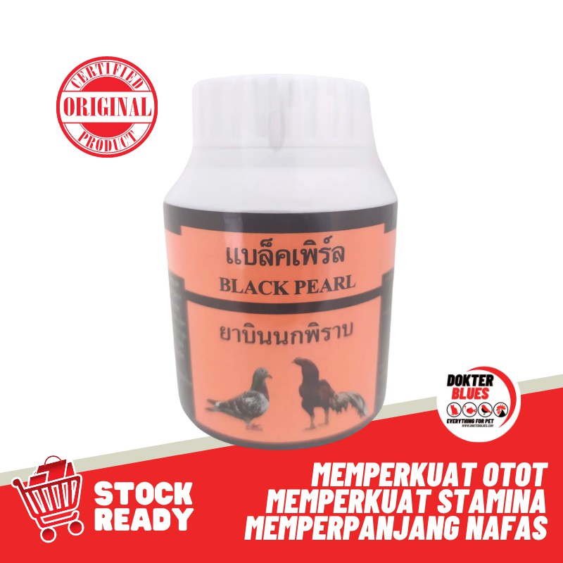 Black Pearl Vitamin Stamina Doping Ayam Tarung Jamu Merpati