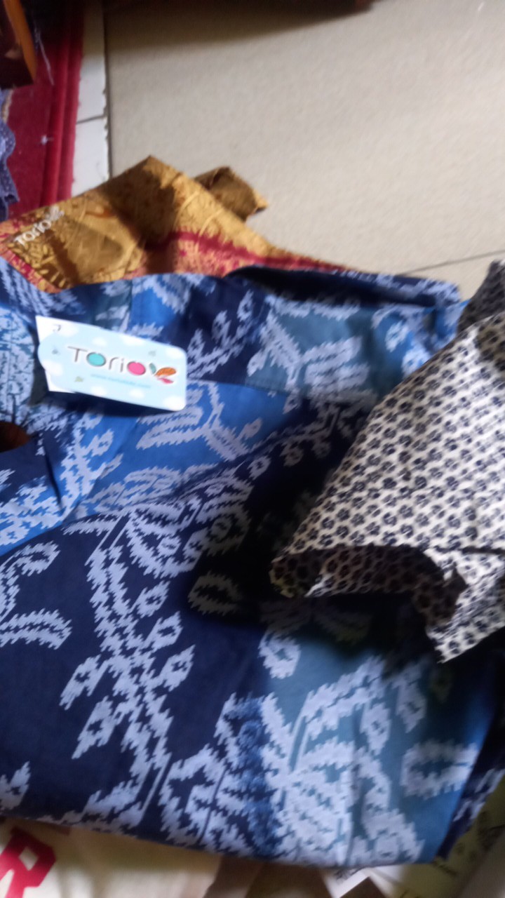 Torio Smart Casual Blue Batik Set - Baju Setelan Anak Laki-laki - Baju Setelan Batik Anak Laki-laki