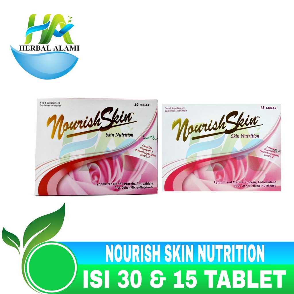 Nourish Skin - Skin Nutrition Tablet Kemasan PINK - Suplemen Kecantikan