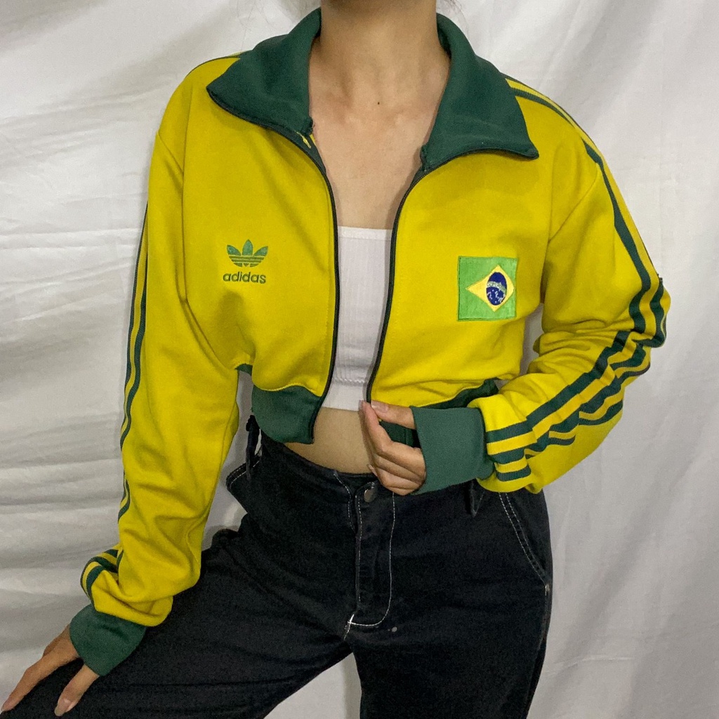 Tracktop Crop Adidas Brasil