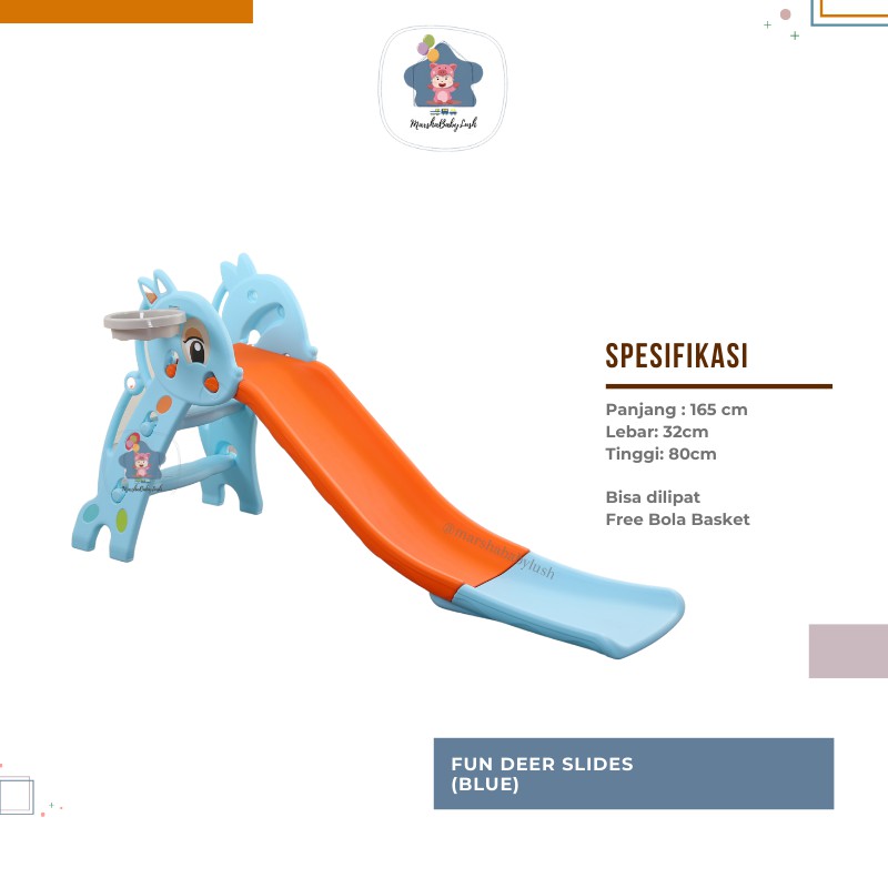 (CARGO) Perosotan 2IN1 BIG SLIDE 1.65M 1.7M 1.8M BERKUALITAS / PEROSOTAN ANAK MURAH BERKUALITAS