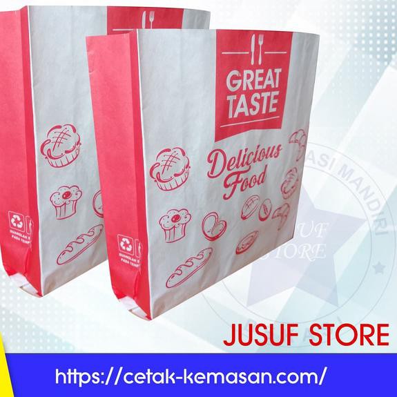 

☂ Kantong Paperbag Makanan Donat Crispy Ayam Gorengan ISI 300 PCS ☝