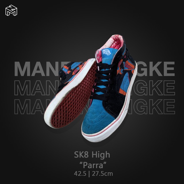 Vans Sk8 Hi x Parra Second Original