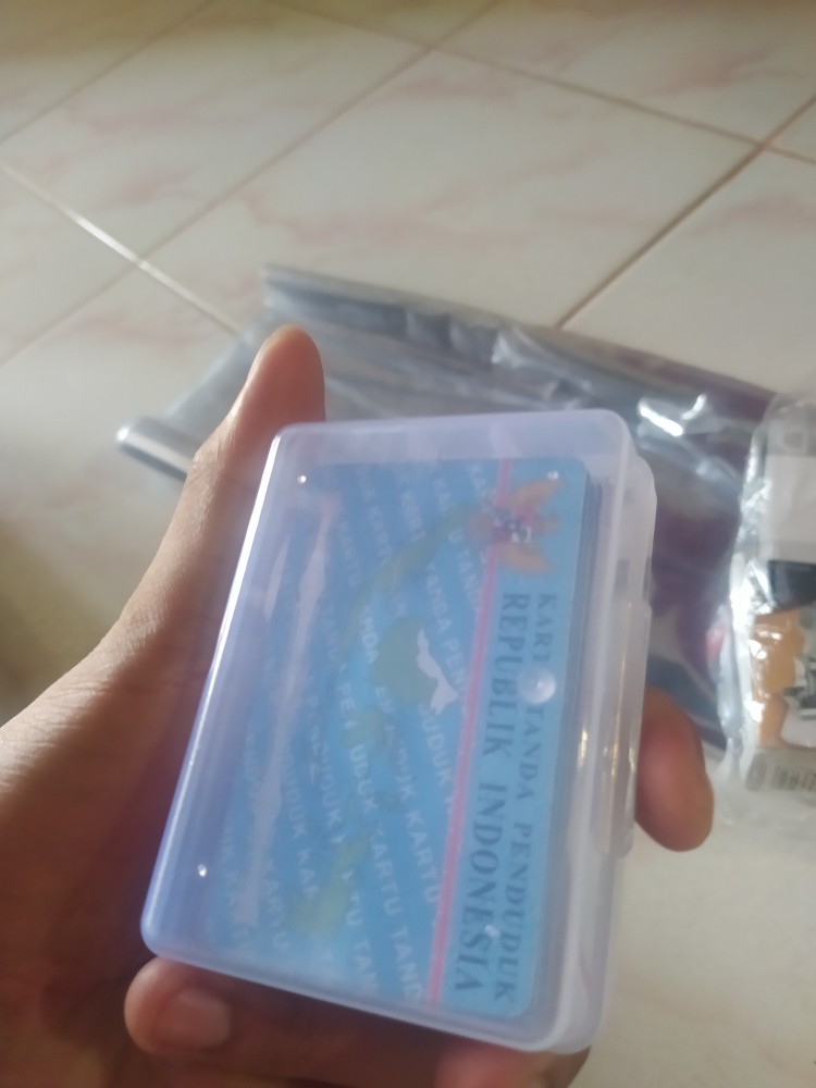 Kotak Box Plastik Serba Guna U/ Kartu Nama Atm, Klik Bca Token Mandiri, Benang, Jarum, Baut, Gearset