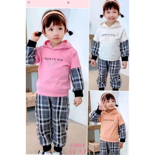 setelan hodie burberry anak  import premium / setelan casual anak / setelan anak sporty 1-5 tahun