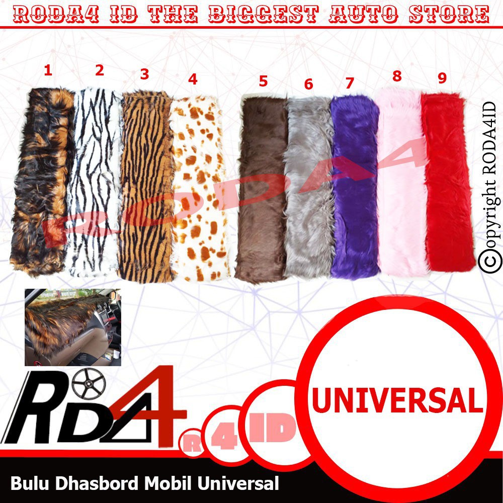 Karpet Bulu Dashboard Mobil Universal