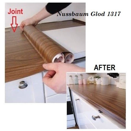 

TERLARIS KUALITAS TERBAIK Contact Paper Nussbaum Gold 1317 ( Wallpaper / Cutting Sticker / Stiker