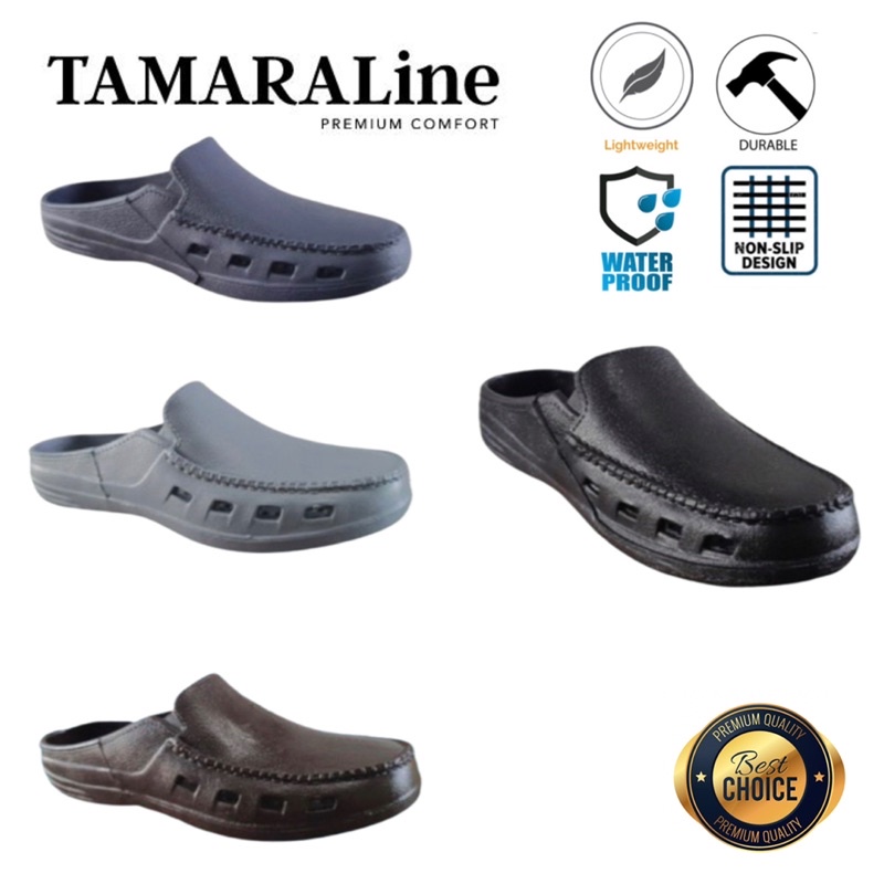 Sandal Sepatu Karet Pria Anti Licin Premium Murah Promo TamaraLine 186