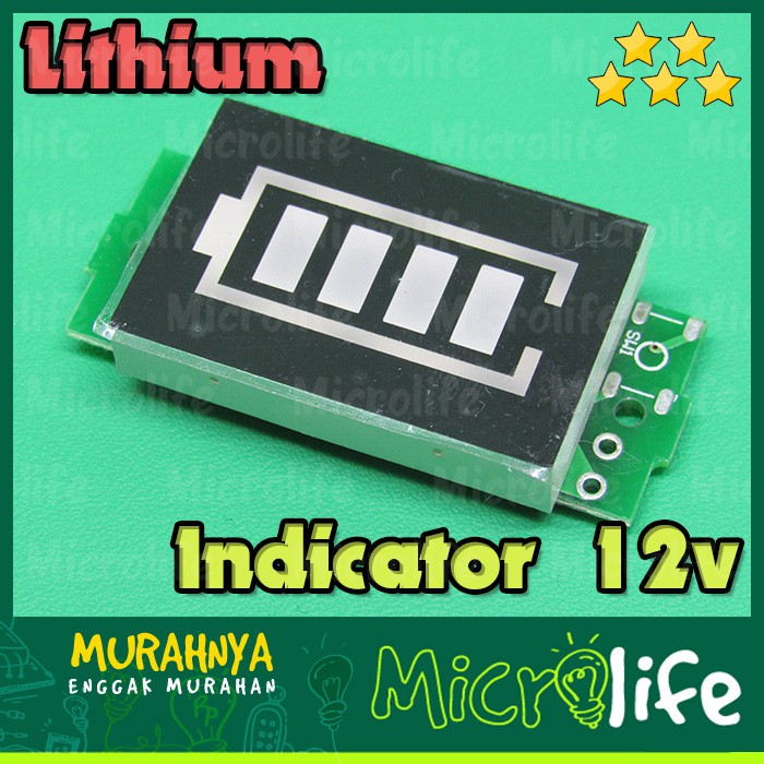 LITHIUM BATTERY INDICATOR 12V