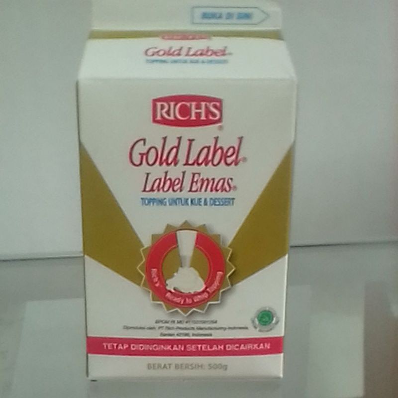 

Rich Gold Label emas 500gr