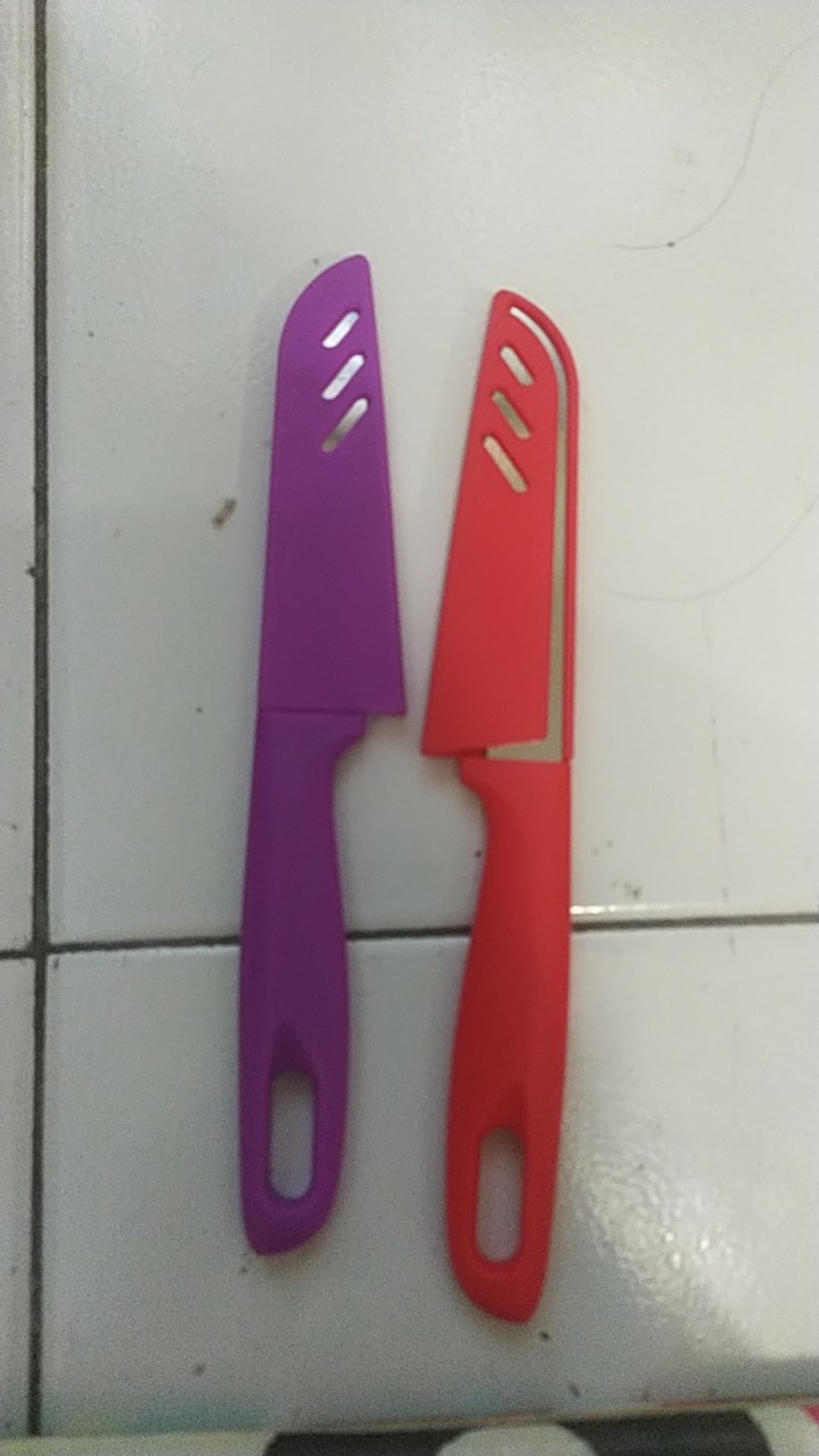 Pisau Buah 20cm Stainless Steel Termurah Tajam Stainless Steel Pemotong Kupas Makanan Dapur Warna