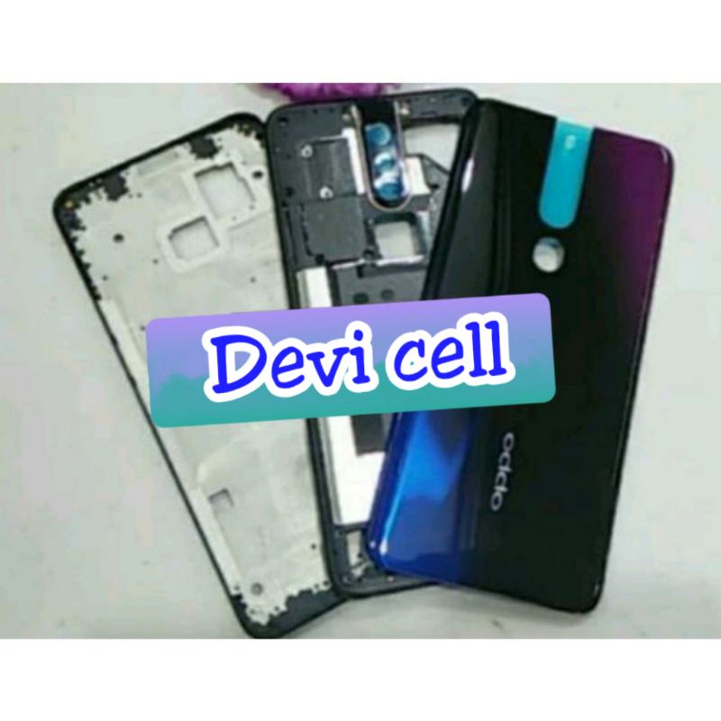 CASING KESING HOUSING OPPO F11 PRO FULLSET ORIGINAL FRAME LCD BEZEL BACKDOOR