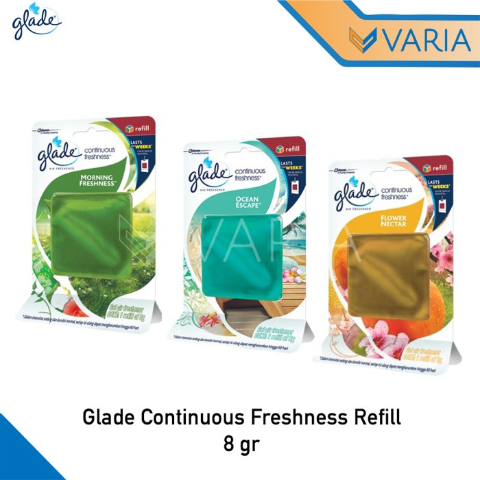 Glade Sensations Refill Continuous Freshness 8 gr Pengharum Udara Gel