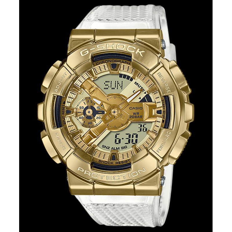 Jam Tangan Pria Merk G Shock Type Gm 110SG 9Adr Original Bm Baterai Free Box Set