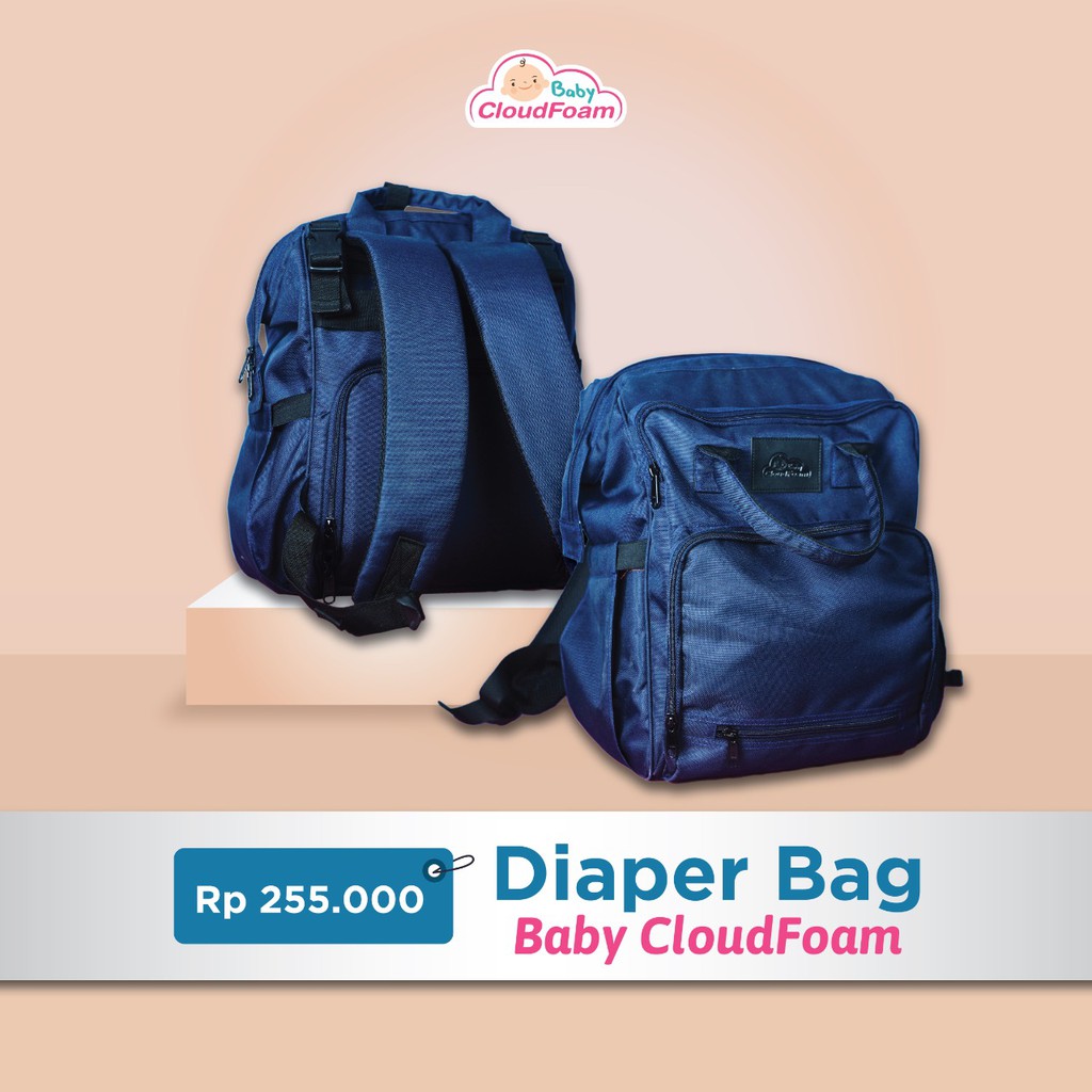 DIAPER BAGS MERK ASLI BABY CLOUDFOAM