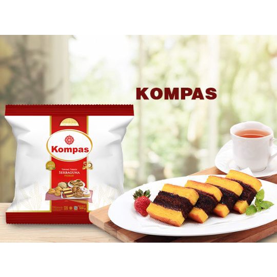 

Tepung Terigu Kompas 500 gram 1 dos ( 500 gram x 20 pc)